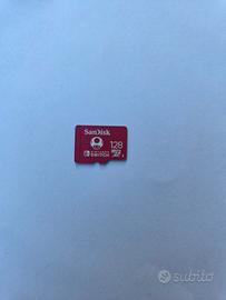 Scheda di memoria  128 G SDXC con licenza Nintendo