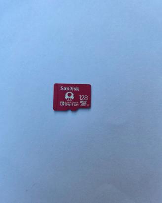 Scheda di memoria  128 G SDXC con licenza Nintendo