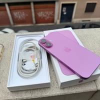 Iphone 16 128gb rosa 100% 🔋NUOVO