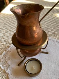 Pentolino rechaud per caffe turco