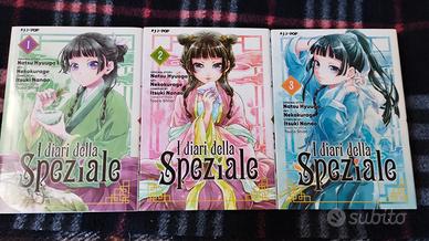 Manga "I diari della speziale" vol. 1,2,3