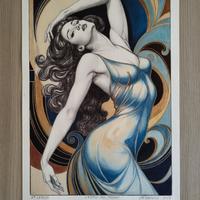 L'Estasi del Flusso" - Opera Unica 33x50