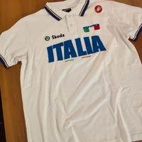originale polo della Nazionale Italiana ciclismo