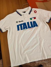 originale polo della Nazionale Italiana ciclismo