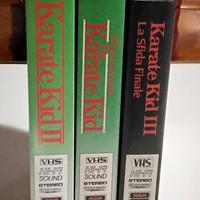 Karate Kid 3 vhs di cui 2  ancora sigillati.