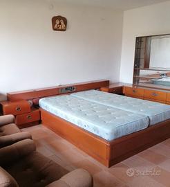 Camera completa in noce 