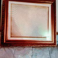 Cornice antica con vetro