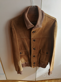 Giacca uomo taglia M in vera pelle vintage