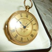 Orologio da tasca oro, origine inglese epoca 1860