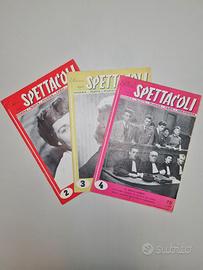 Selezione degli Spettacoli Lotto 3 Riviste Vintage