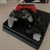Ps4 Slim+3 joystick+cuffie