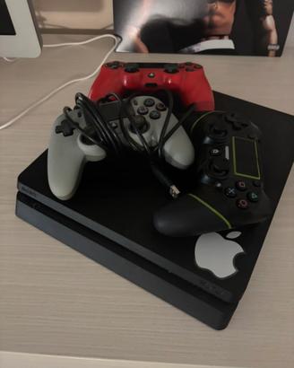 Ps4 Slim+3 joystick+cuffie