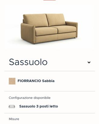 Divano letto 3 posti NUOVO