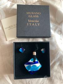 Collana e orecchini Murano