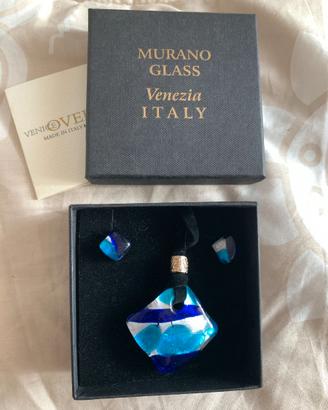 Collana e orecchini Murano