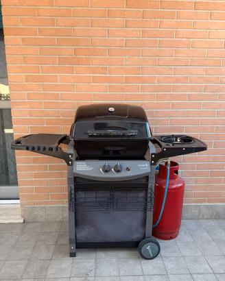 Barbecue a gas 2  fuochi + fornello laterale