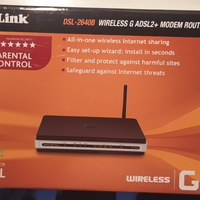 D-Link DSL 2640B wireless G ADSL2+ modem router