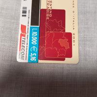 carta telefonica rara Alto Adige