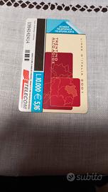 carta telefonica rara Alto Adige