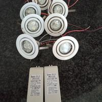 luci alogene da incasso