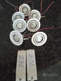 luci alogene da incasso