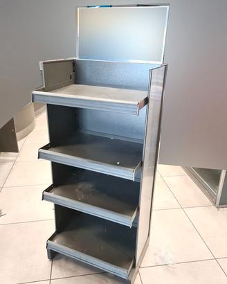 scaffale espositore per prodotti da cassa usato