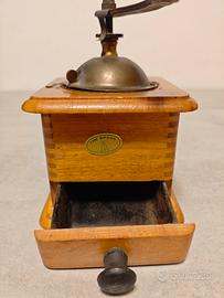 Macinacaffè manuale vintage Tre Spade in legno
