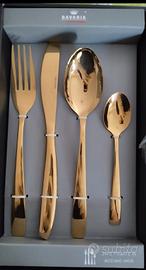 set servizio di  posate in acciaio inox pezzi 24  