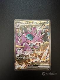 Carta pokemon Nidoking ex del Team Rocket