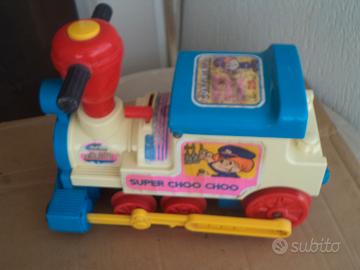 GIOCATTOLO LOCOMOTIVA SUPER CHOO CHOO VINTAGE