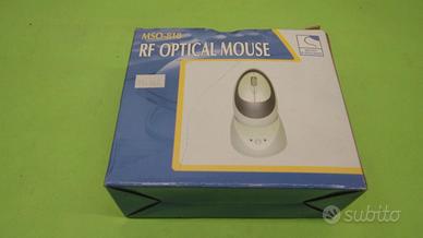 Mouse ottico wireless ricaricabile da base/ricevit