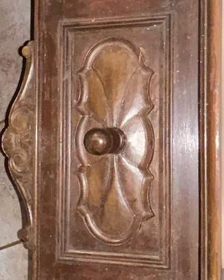 Attaccapanni antico in legno massello – stile baro
