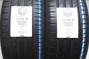 2 GOMME 215 40 18 CONTINENTAL A73926