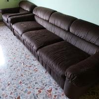 Divano letto 3 posti e 2 poltrone