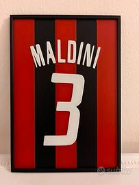 Quadro Maldini AC Milan