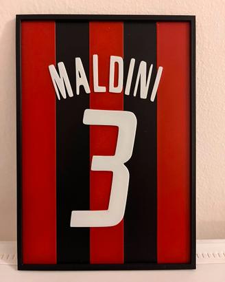 Quadro Maldini AC Milan