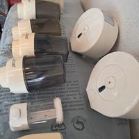Dispenser carta igienica asciugamani sapone