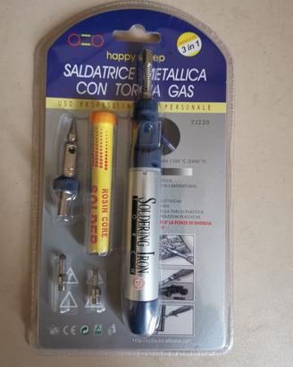 Mini saldatore a gas nuovo sigillato ricaricabile