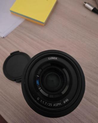 Obbiettivo Panasonic Lumix 25mm 1.7