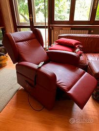 Poltrona reclinabile con motore