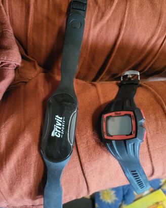 orologio con fascia cardiofrequenzimetro