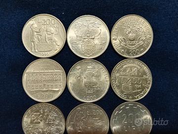 monete lire italiane 200 lire
