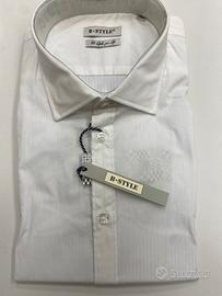 B-STYL 2 camice slim fit bianche tg 3XL