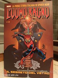 Fumetto "L'uomo ragno - Il segreto del vetro" 