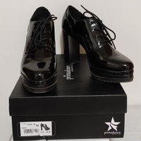 Scarpe francesine lucide nere 39