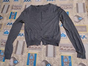 Cardigan giacchina donna corto grigio Twin Set tgM