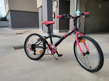 Bicicletta bambina B'TWIN 20" MistiGirl nera