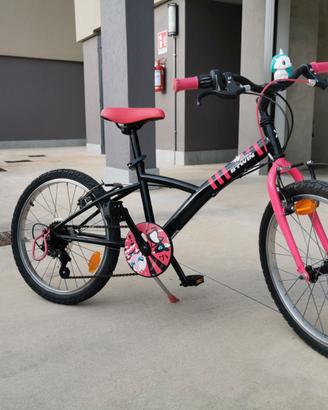 Bicicletta bambina B'TWIN 20" MistiGirl nera