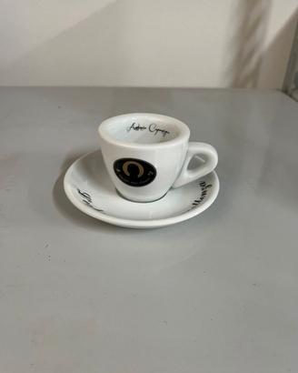 12PZ Tazza Caffè Napoletana Alta Con Piattino
