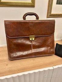 The Bridge Borsa Cartella in pelle vintage 44x34cm